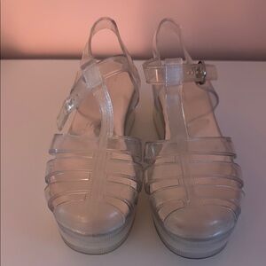Clear Strappy Women's Sandals
